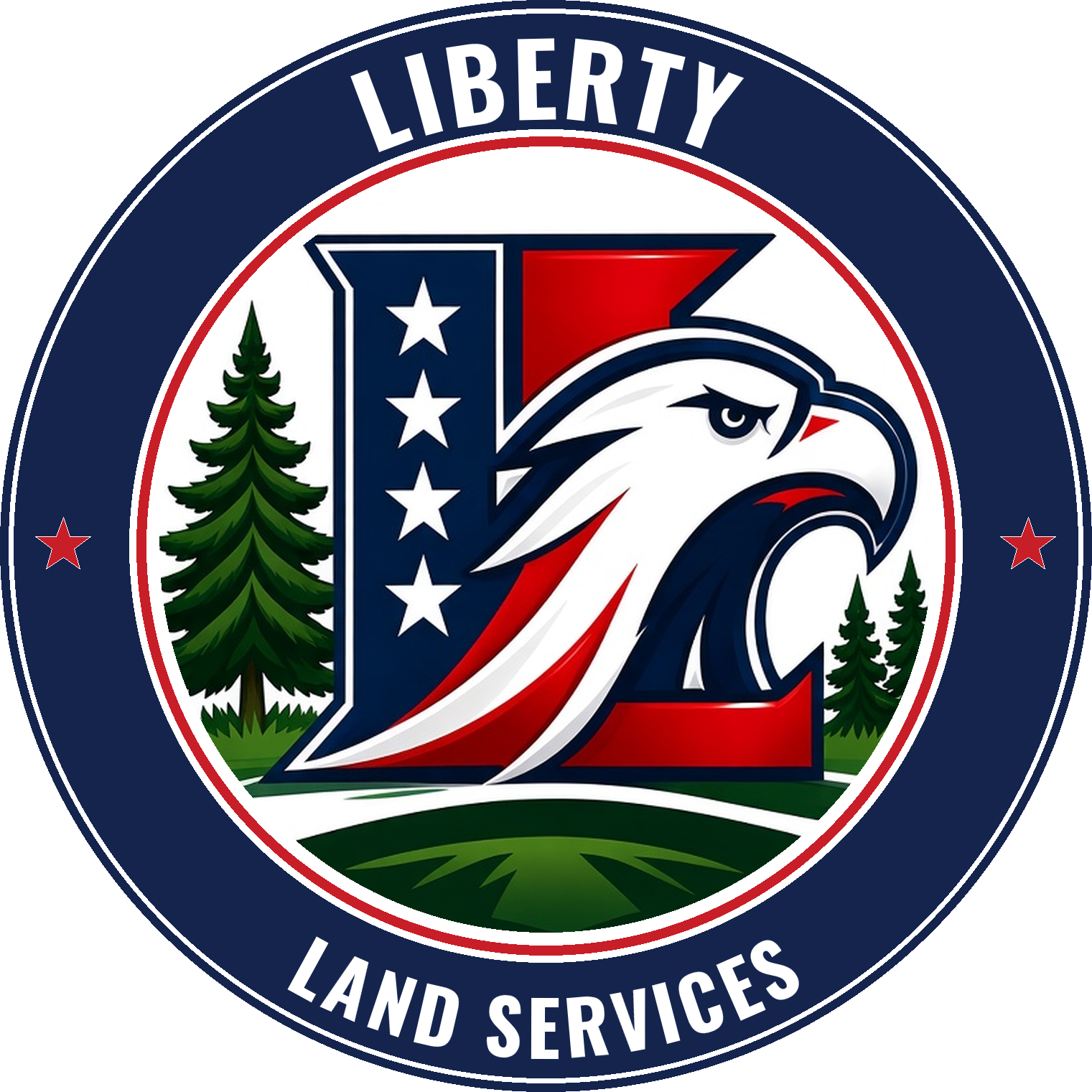 Liberty Land Services Veteran & Family Owned badge