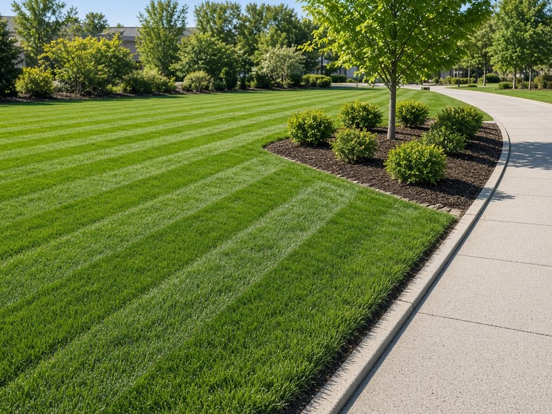 Commercial lawn mowing and string trimming service in Kansas City